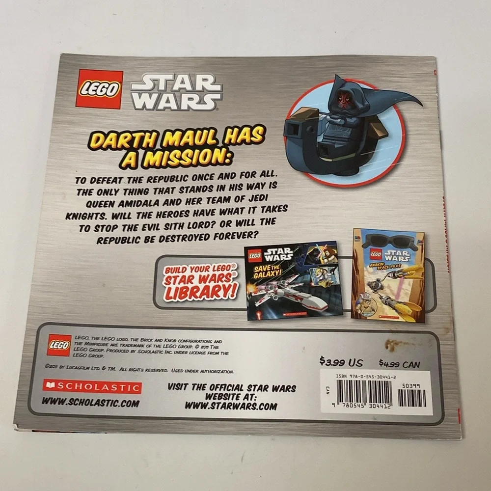 Star Wars Kids Book Bundle 4 Book Set Disney DK Readers Darth Maul Wookiee